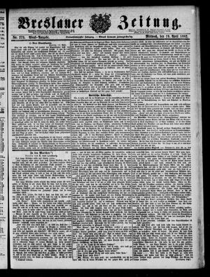 Breslauer Zeitung vom 19.04.1882