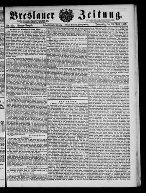 Breslauer Zeitung vom 20.04.1882