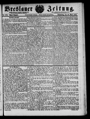 Breslauer Zeitung on Apr 20, 1882