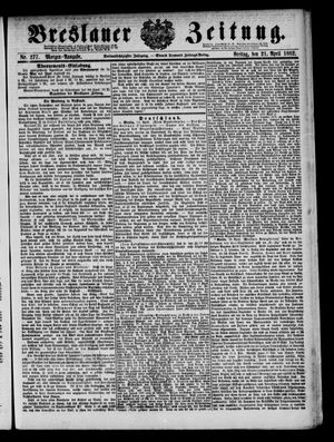 Breslauer Zeitung on Apr 21, 1882