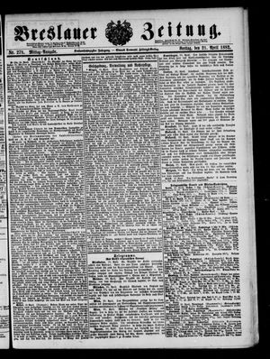 Breslauer Zeitung on Apr 21, 1882