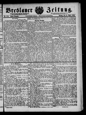 Breslauer Zeitung vom 21.04.1882