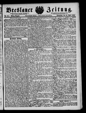 Breslauer Zeitung on Apr 22, 1882