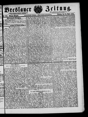 Breslauer Zeitung on Apr 25, 1882
