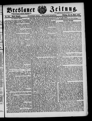 Breslauer Zeitung vom 25.04.1882