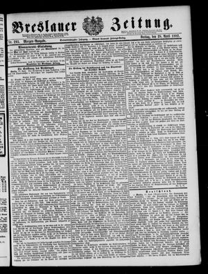 Breslauer Zeitung vom 28.04.1882