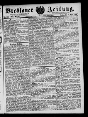 Breslauer Zeitung vom 28.04.1882