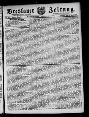 Breslauer Zeitung on Apr 30, 1882