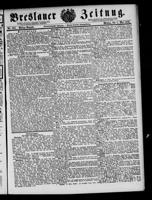 Breslauer Zeitung on May 1, 1882
