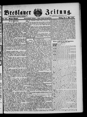 Breslauer Zeitung on May 5, 1882