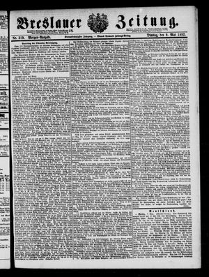 Breslauer Zeitung on May 9, 1882