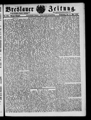Breslauer Zeitung vom 11.05.1882