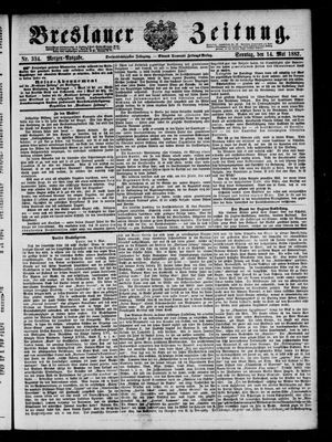 Breslauer Zeitung on May 14, 1882
