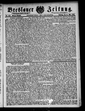Breslauer Zeitung vom 21.05.1882