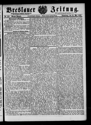 Breslauer Zeitung on May 25, 1882