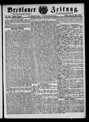 Breslauer Zeitung on May 26, 1882