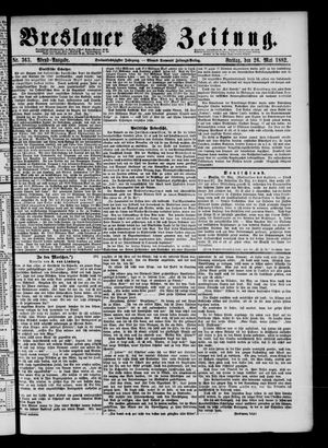 Breslauer Zeitung on May 26, 1882