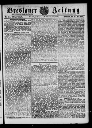 Breslauer Zeitung on May 27, 1882