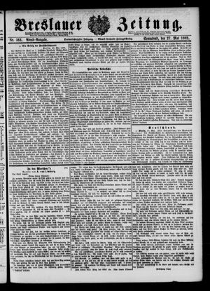 Breslauer Zeitung on May 27, 1882