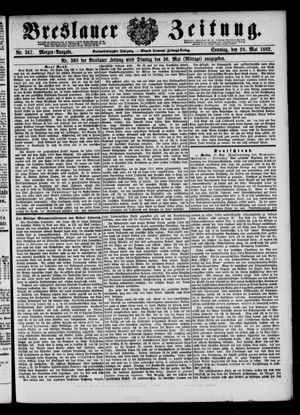 Breslauer Zeitung vom 28.05.1882