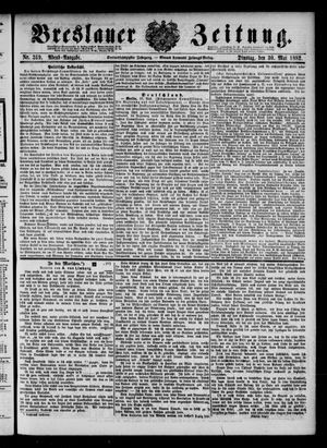 Breslauer Zeitung vom 30.05.1882
