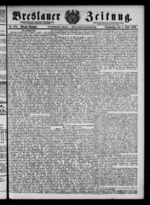 Breslauer Zeitung on Jun 1, 1882
