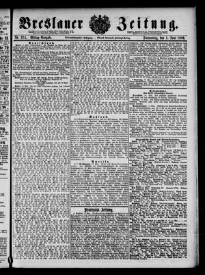 Breslauer Zeitung on Jun 1, 1882