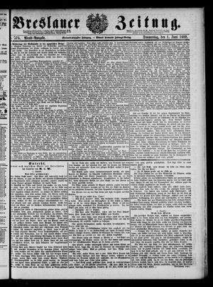 Breslauer Zeitung vom 01.06.1882