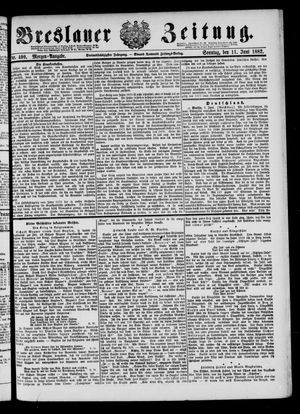 Breslauer Zeitung on Jun 11, 1882