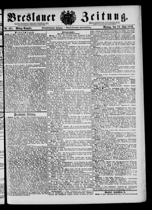 Breslauer Zeitung on Jun 12, 1882