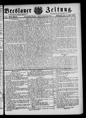 Breslauer Zeitung vom 15.06.1882