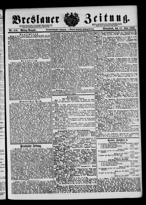 Breslauer Zeitung vom 17.06.1882