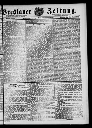 Breslauer Zeitung vom 20.06.1882