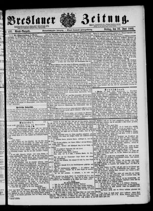 Breslauer Zeitung vom 23.06.1882