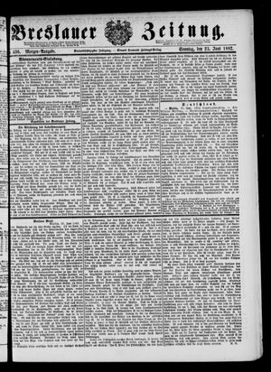 Breslauer Zeitung vom 25.06.1882