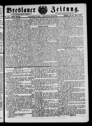 Breslauer Zeitung on Jun 27, 1882