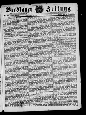 Breslauer Zeitung vom 30.06.1882