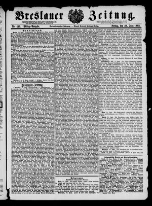 Breslauer Zeitung vom 30.06.1882