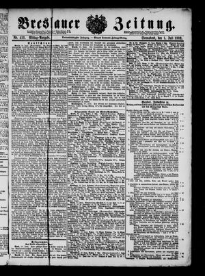 Breslauer Zeitung on Jul 1, 1882