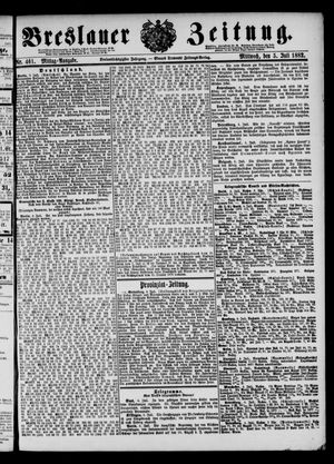Breslauer Zeitung vom 05.07.1882