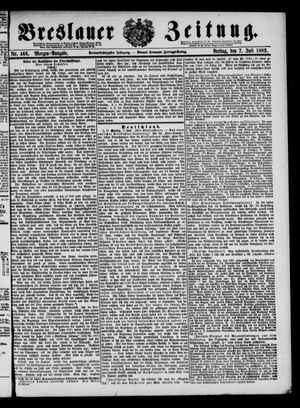 Breslauer Zeitung vom 07.07.1882