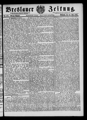Breslauer Zeitung on Jul 12, 1882