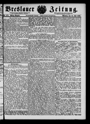 Breslauer Zeitung on Jul 12, 1882
