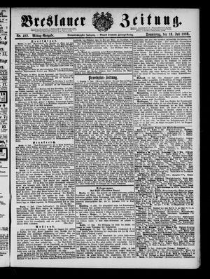 Breslauer Zeitung on Jul 13, 1882