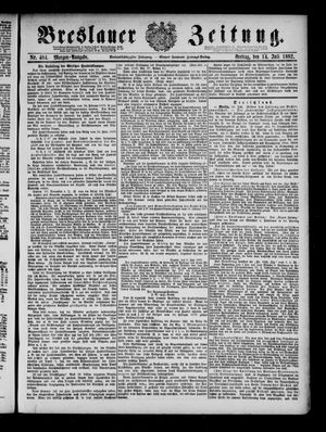 Breslauer Zeitung vom 14.07.1882