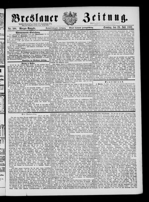 Breslauer Zeitung on Jul 23, 1882