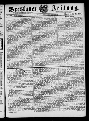 Breslauer Zeitung vom 24.07.1882