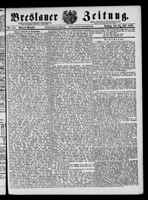 Breslauer Zeitung on Jul 25, 1882