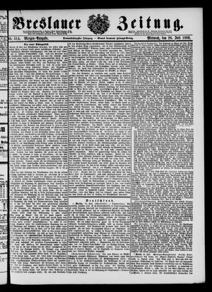 Breslauer Zeitung on Jul 26, 1882