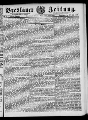 Breslauer Zeitung vom 27.07.1882